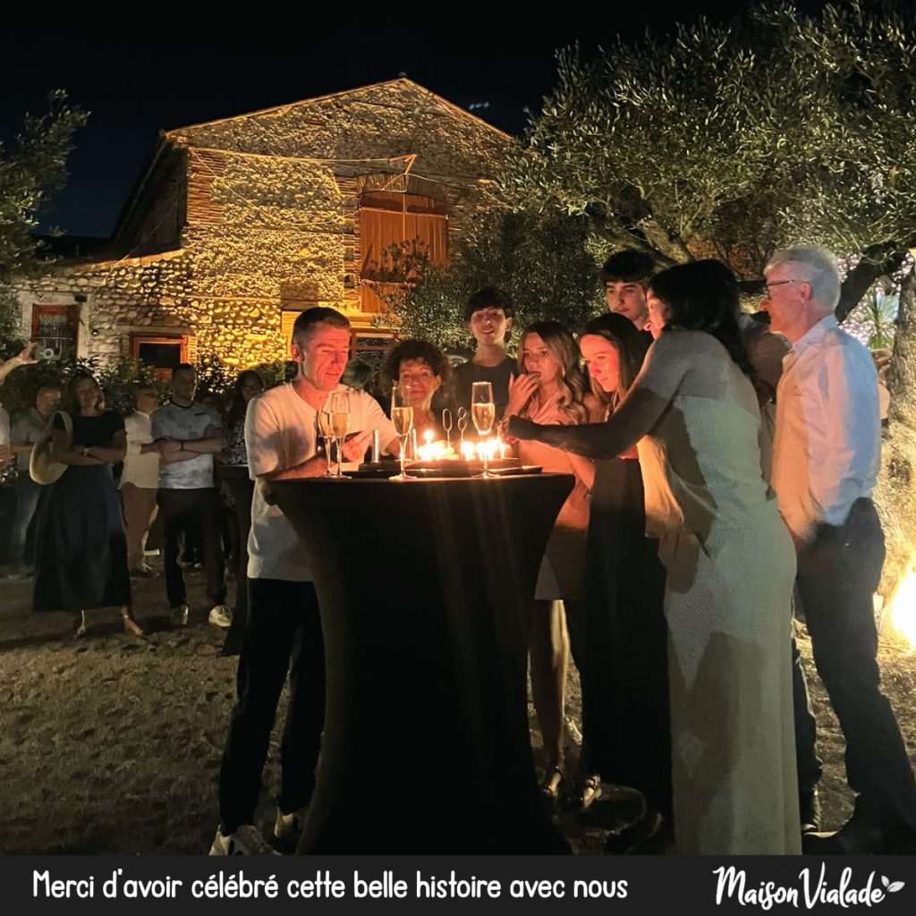 Famille Vialade bougies d'anniversaire