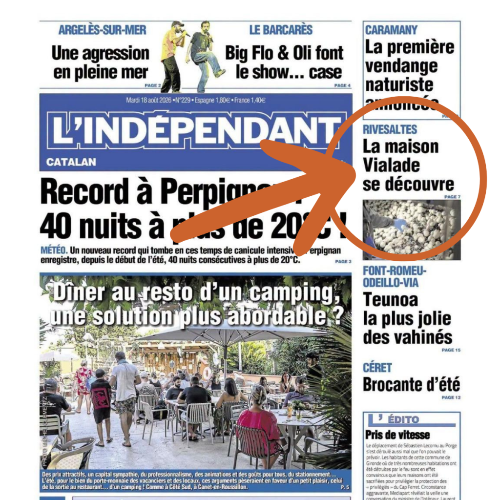 Visite gourmande Article dans l'indépendant